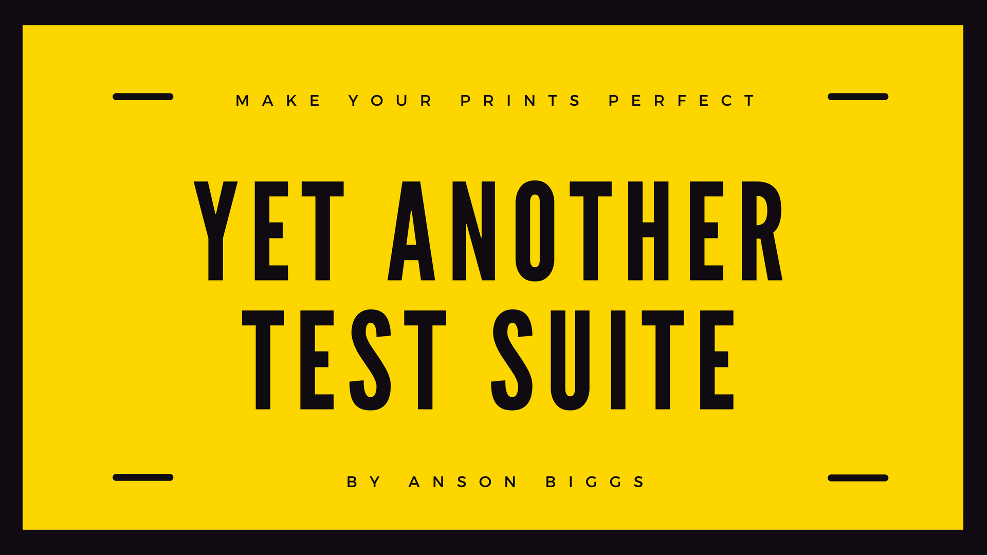 Yet Another Test Suite