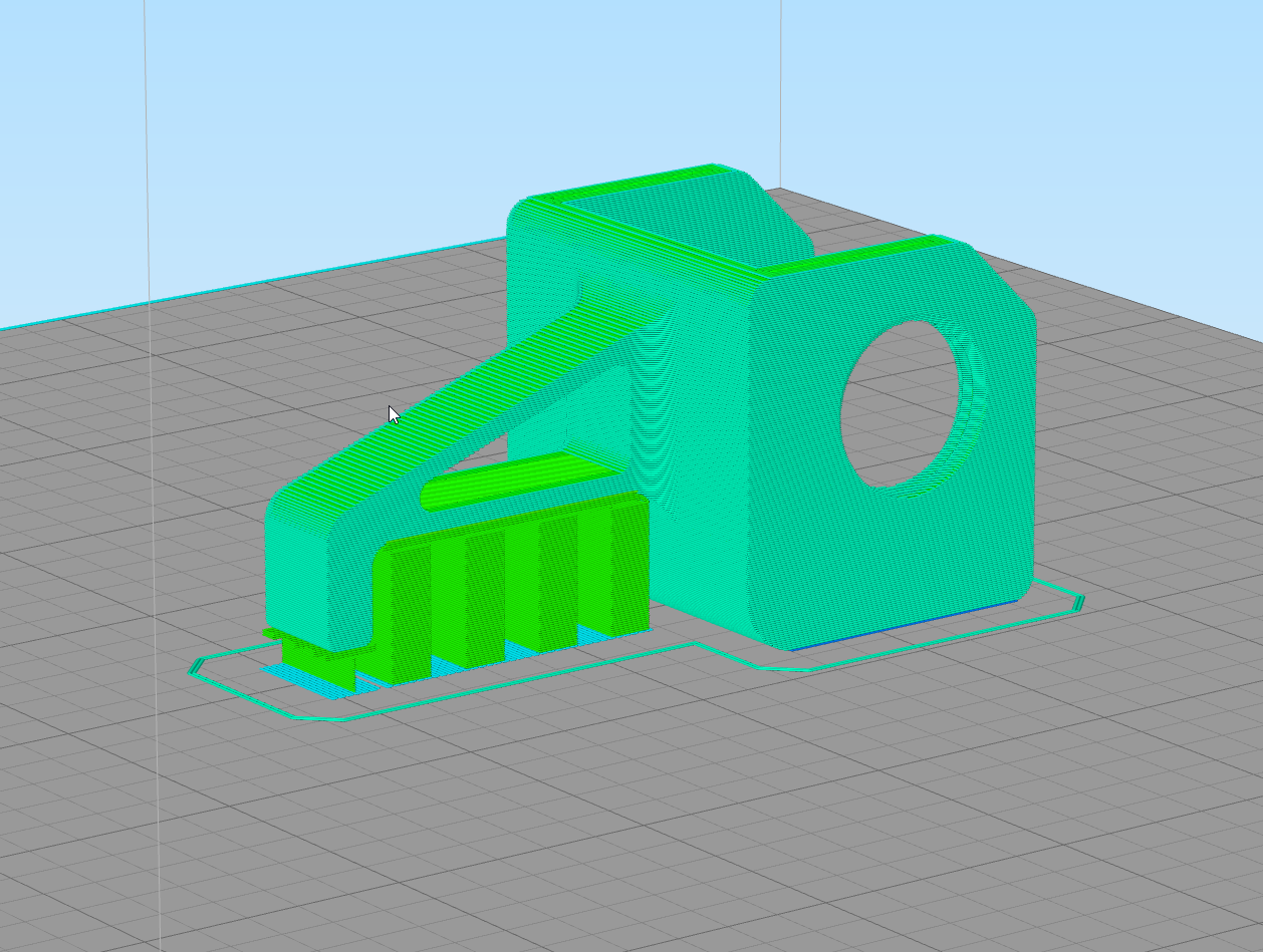 Print Orientation for the Mount